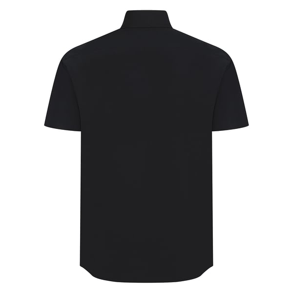 Henbury Mens Cotton Feel CoolPlus Short-Sleeved Shirt