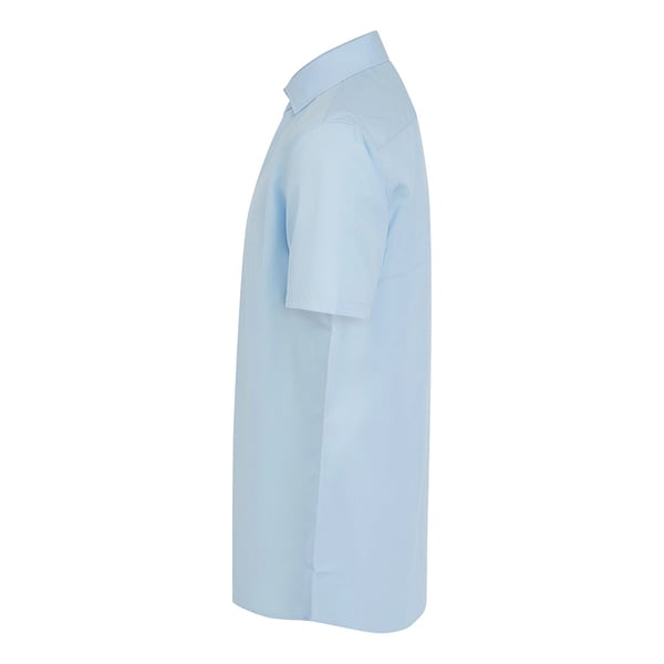 Henbury Mens Cotton Feel CoolPlus Short-Sleeved Shirt