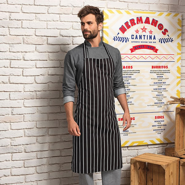 Premier Ladies/Womens Stripe Apron / Workwear (Butchers Style)