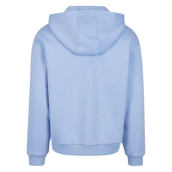 Build Your Brand Unisex Adult Fluffy Full Zip Hoodie