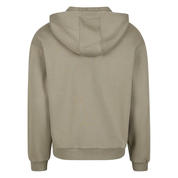 Build Your Brand Unisex Adult Fluffy Full Zip Hoodie
