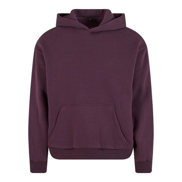 Build Your Brand Unisex Adult Fluffy Pullover Hoodie