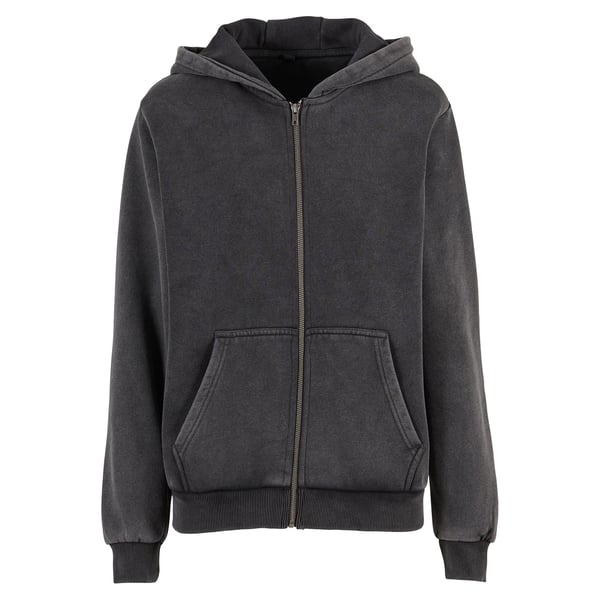 Build Your Brand Womens/Ladies Vintage Heavy Full Zip Hoodie Build Your Brand Womens/Ladies Vintage Heavy Full Zip Hoodie