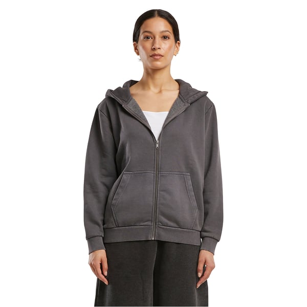 Build Your Brand Naisten/Naisten Vintage Heavy Full Zip -huppari
