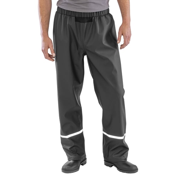 Result Genuine Recycled Mens Prism PU Waterproof Trousers