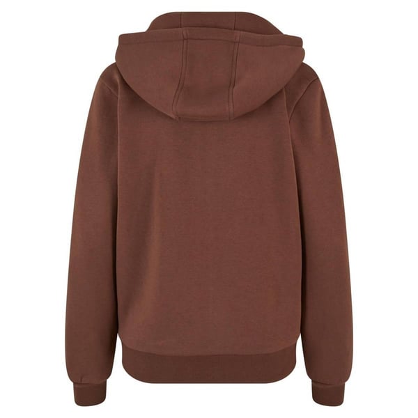 Build Your Brand Womens/Ladies Fluffy Full Zip Hoodie