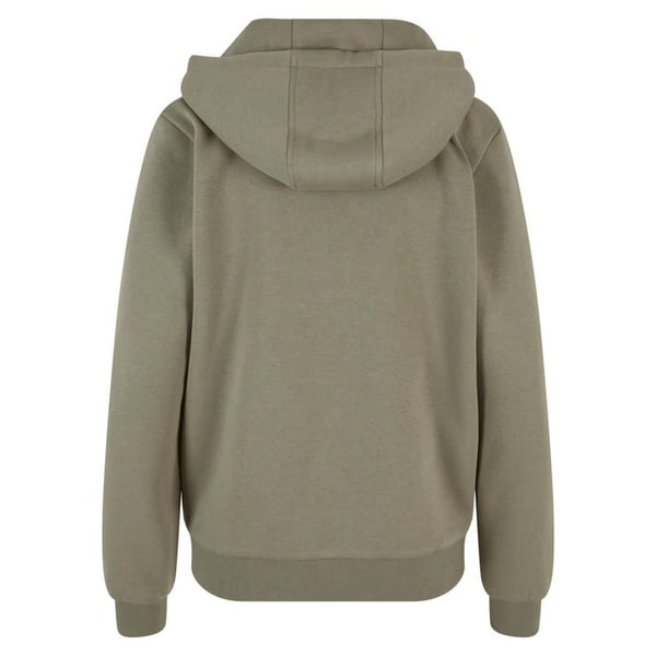 Build Your Brand Womens/Ladies Fluffy Full Zip Hoodie