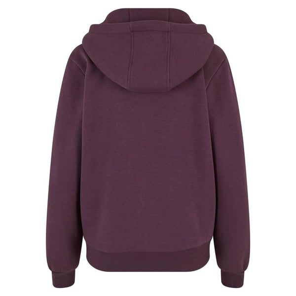 Build Your Brand Womens/Ladies Fluffy Full Zip Hoodie