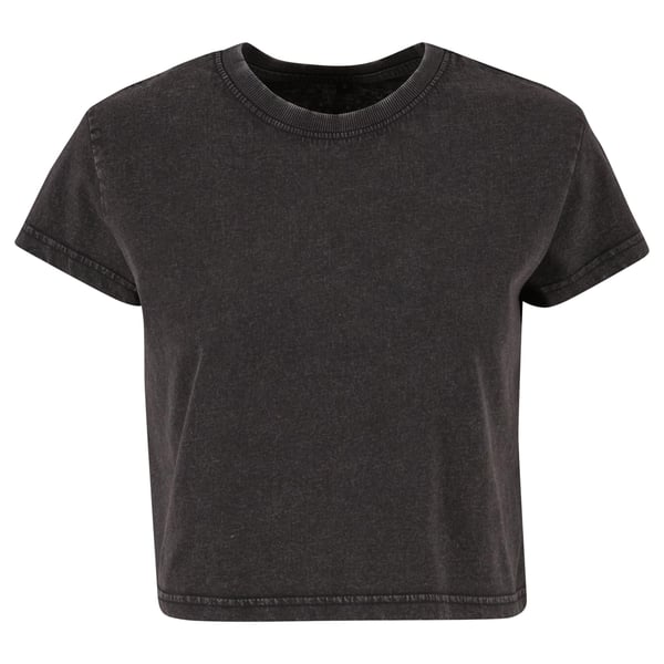 Build Your Brand Womens/Ladies Vintage Cropped T-Shirt