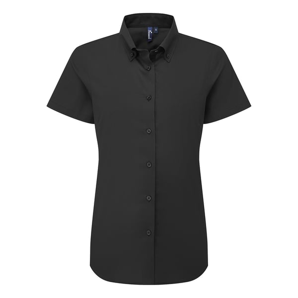 Premier Womens/Ladies Supreme Oxford Short-Sleeved Formal Shirt