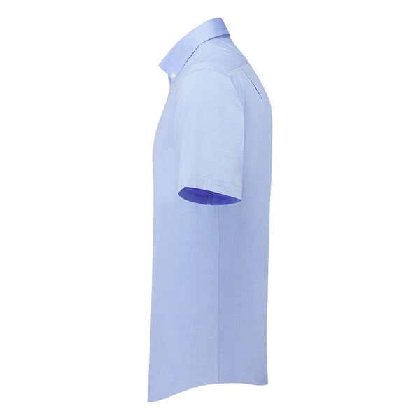 Premier Mens Supreme Oxford Short-Sleeved Formal Shirt