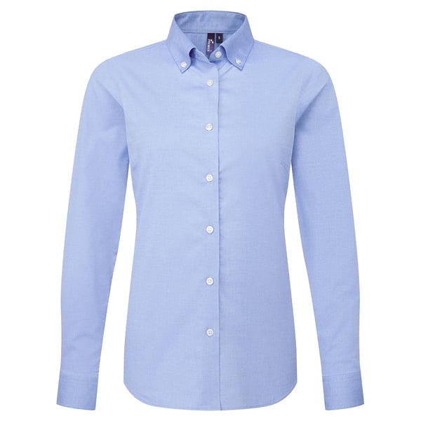Premier Womens/Ladies Supreme Oxford Long-Sleeved Shirt