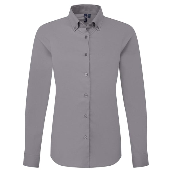 Premier Womens/Ladies Supreme Oxford Long-Sleeved Shirt