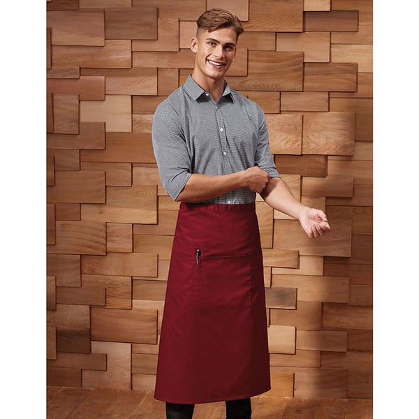 Premier Unisex Colours Bar Apron / Workwear (Long Continental Style)