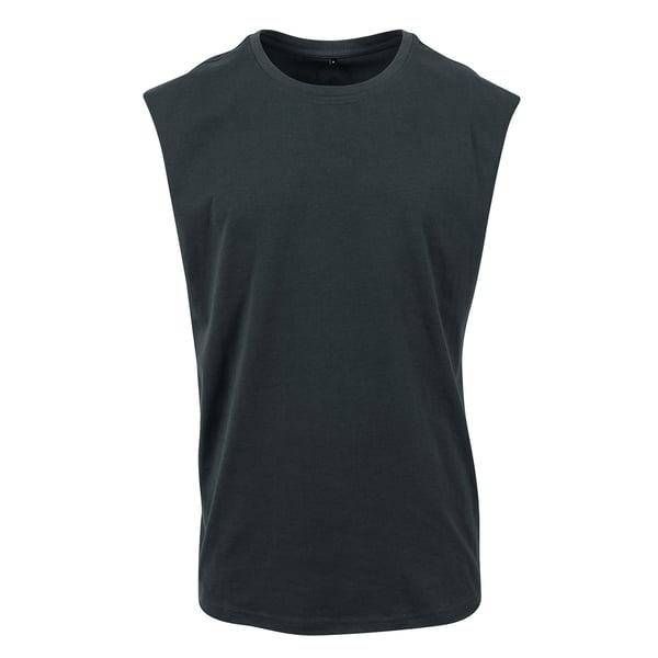 New Morning Studios Mens Plain Sleeveless T-Shirt
