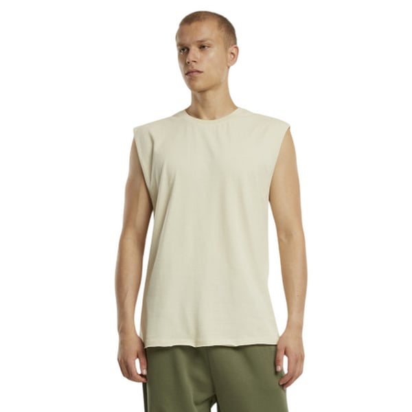 New Morning Studios Mens Plain Sleeveless T-Shirt