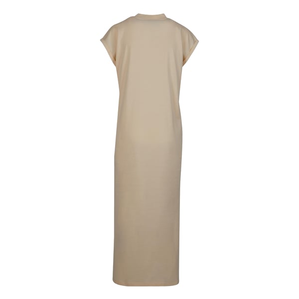 Build Your Brand Womens/Ladies Extended Shoulder Long Midi Dress