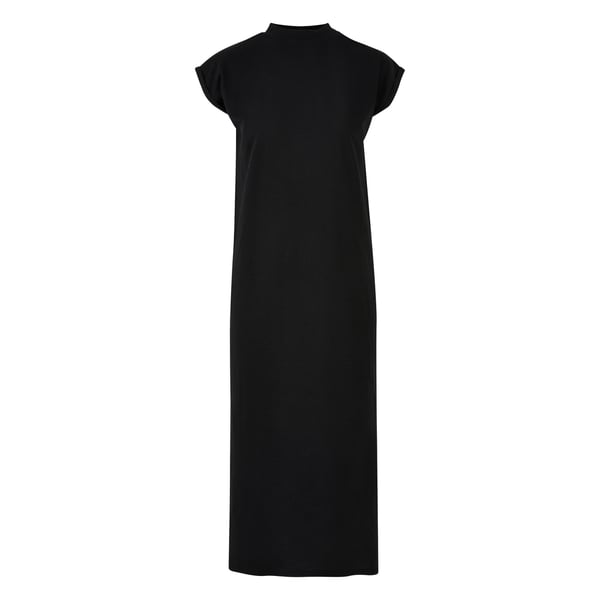 Build Your Brand Womens/Ladies Extended Shoulder Long Midi Dress Build Your Brand Womens/Ladies Extended Shoulder Long Midi Dress