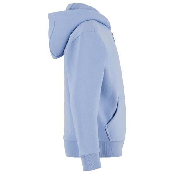 Build Your Brand Childrens/Kids Fluffy Full Zip Hoodie