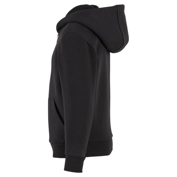 Build Your Brand Childrens/Kids Fluffy Full Zip Hoodie