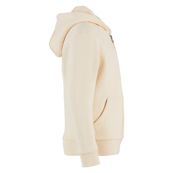 Build Your Brand Childrens/Kids Fluffy Full Zip Hoodie
