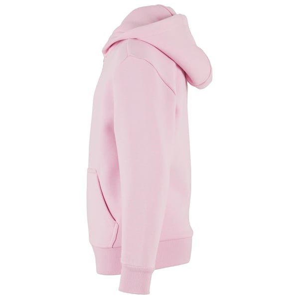 Build Your Brand Childrens/Kids Fluffy Full Zip Hoodie