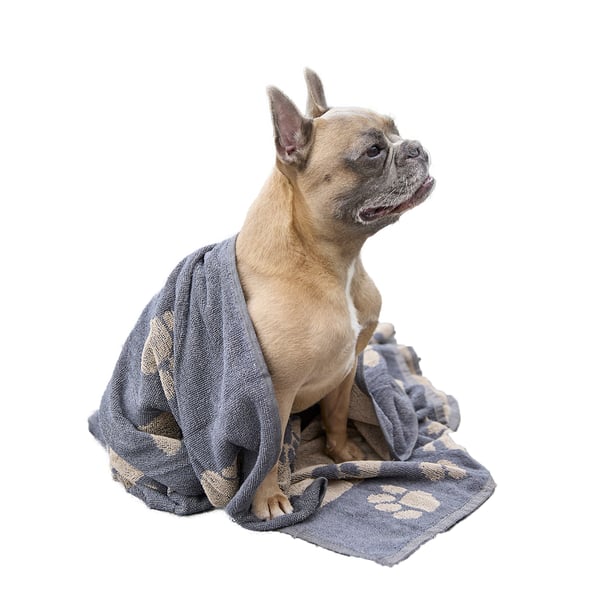 H&L Jumbo Jacquard Dog Towel