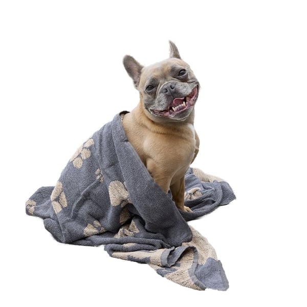 H&L Jumbo Jacquard Dog Towel