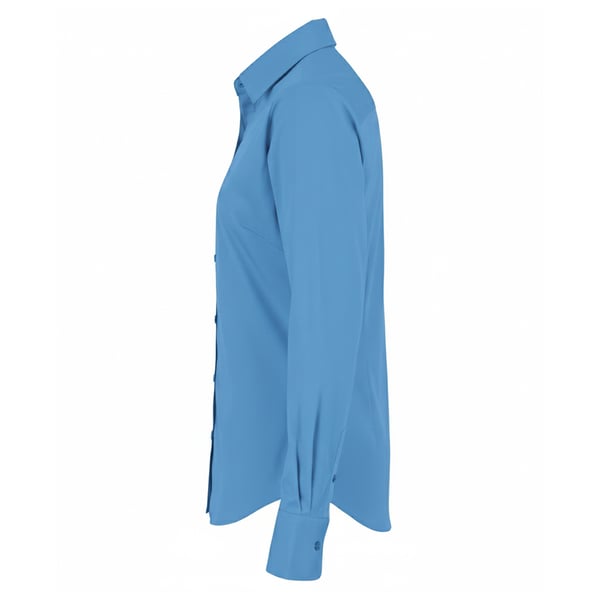 Premier Womens/Ladies Poplin Long-Sleeved Blouse