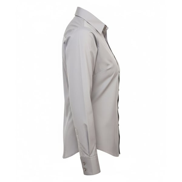 Premier Womens/Ladies Poplin Long-Sleeved Blouse