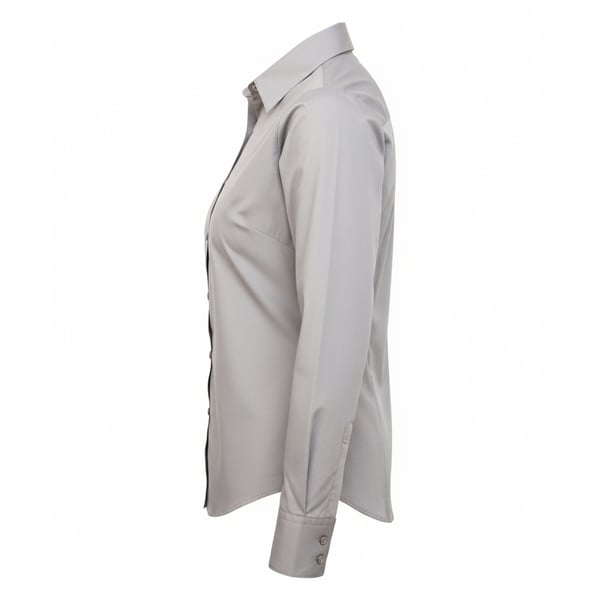Premier Womens/Ladies Poplin Long-Sleeved Blouse