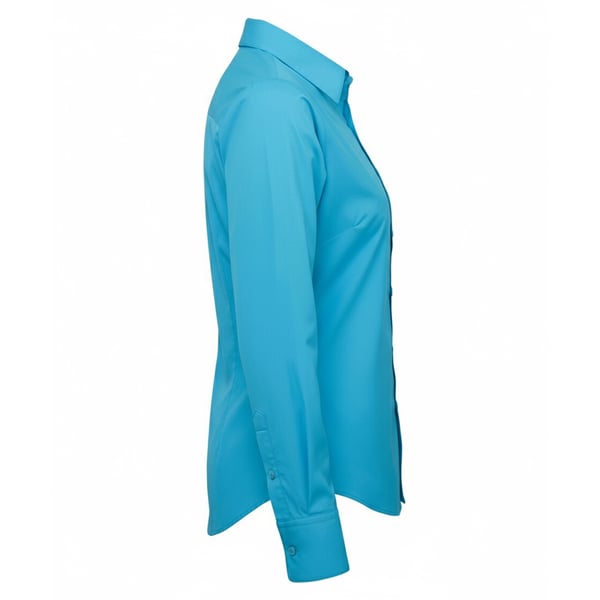 Premier Womens/Ladies Poplin Long-Sleeved Blouse