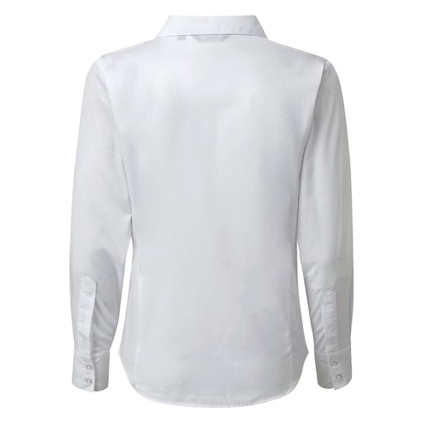 Premier Womens/Ladies Poplin Long-Sleeved Blouse