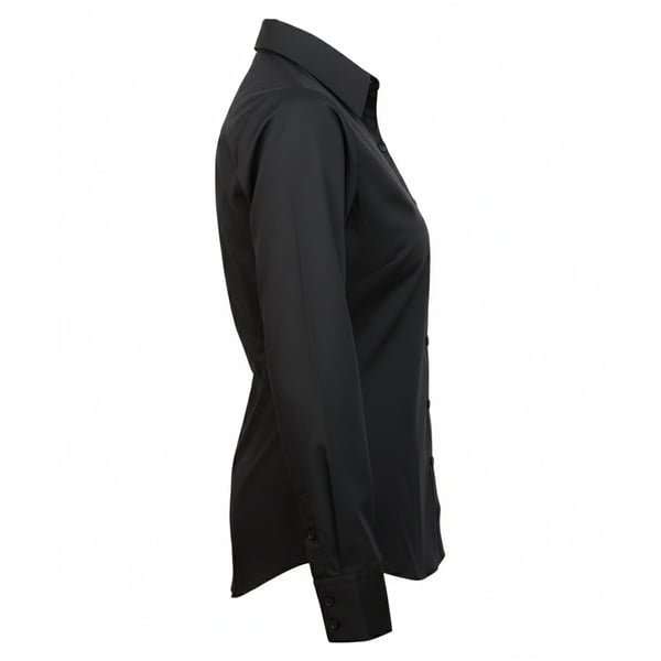 Premier Womens/Ladies Poplin Long-Sleeved Blouse