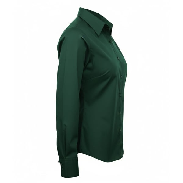 Premier Womens/Ladies Poplin Long-Sleeved Blouse