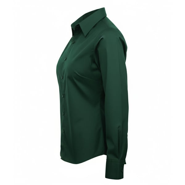 Premier Womens/Ladies Poplin Long-Sleeved Blouse
