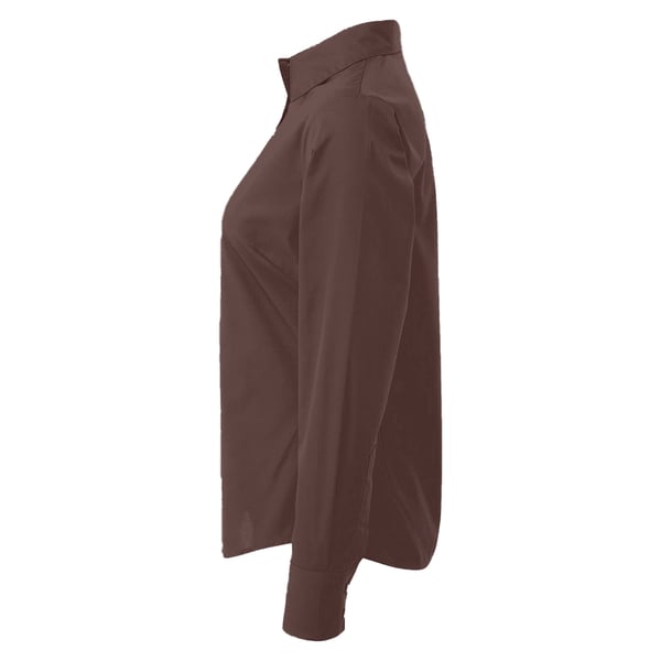 Premier Womens/Ladies Poplin Long-Sleeved Blouse