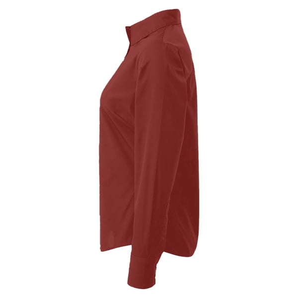 Premier Womens/Ladies Poplin Long-Sleeved Blouse