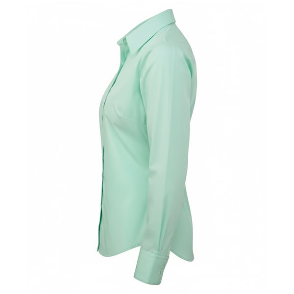 Premier Womens/Ladies Poplin Long-Sleeved Blouse