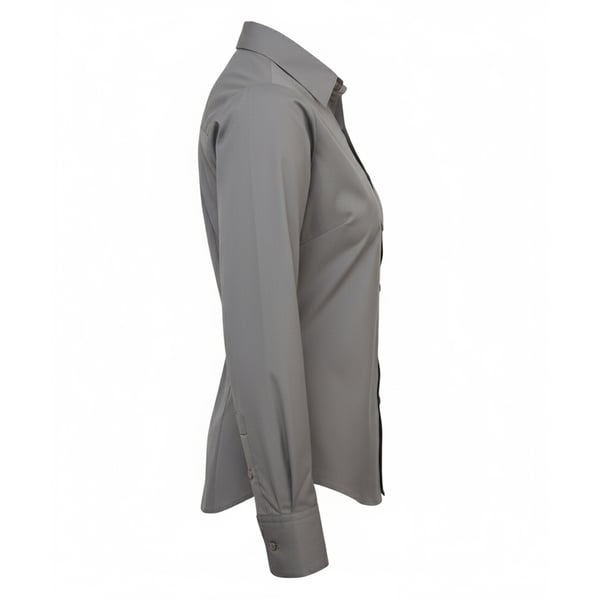 Premier Womens/Ladies Poplin Long-Sleeved Blouse