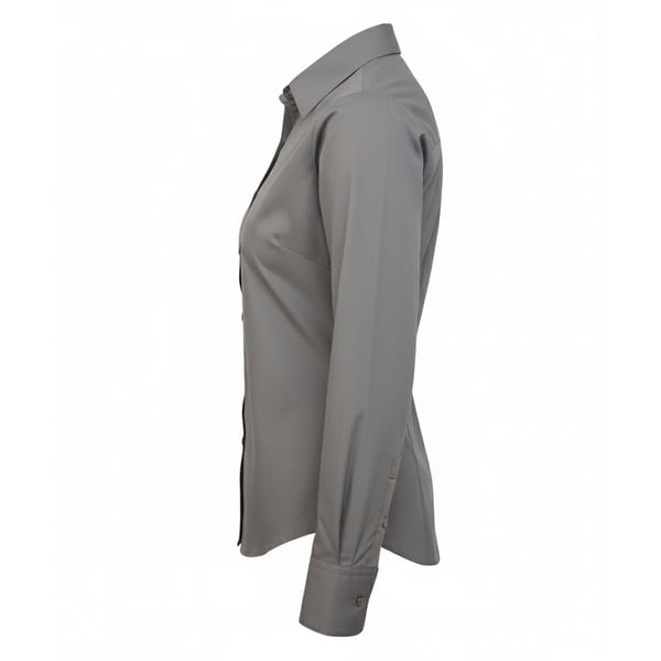 Premier Womens/Ladies Poplin Long-Sleeved Blouse