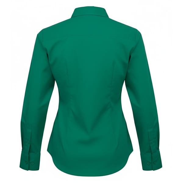 Premier Womens/Ladies Poplin Long-Sleeved Blouse