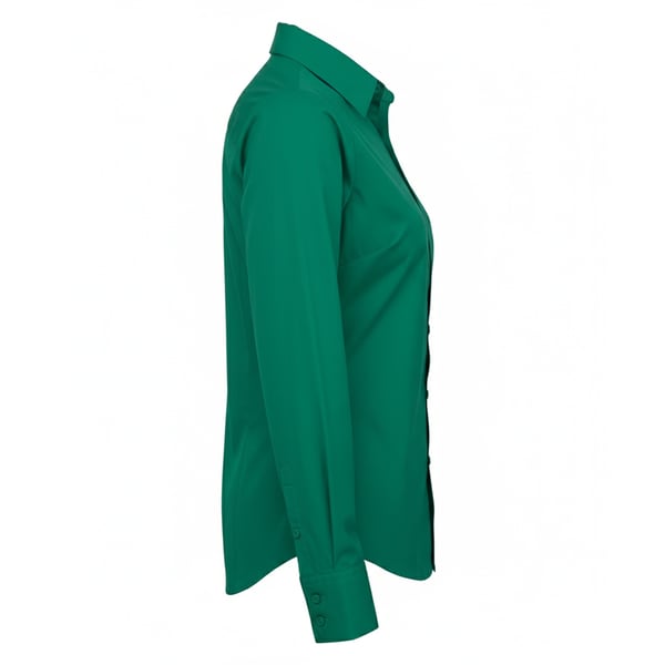 Premier Womens/Ladies Poplin Long-Sleeved Blouse