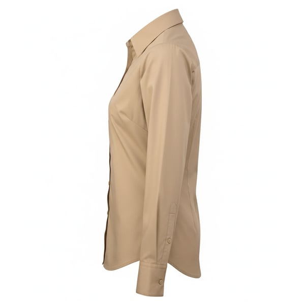 Premier Womens/Ladies Poplin Long-Sleeved Blouse