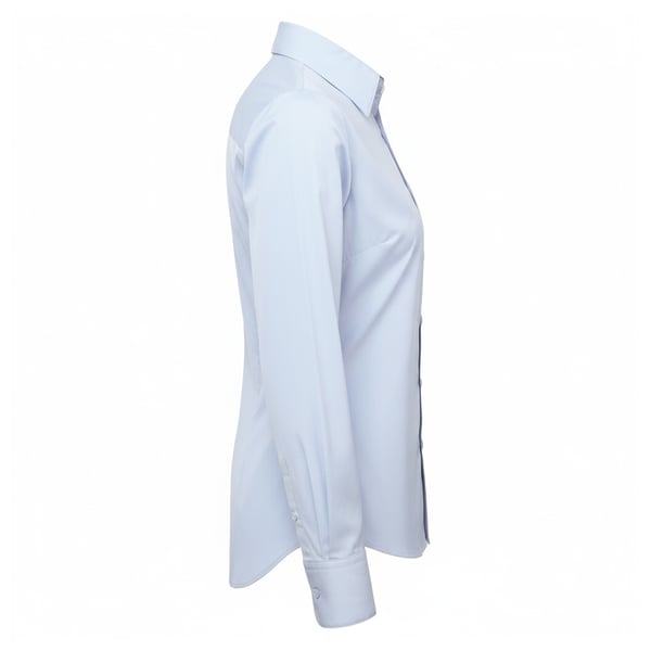 Premier Womens/Ladies Poplin Long-Sleeved Blouse