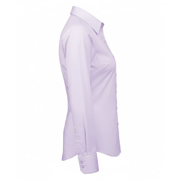 Premier Womens/Ladies Poplin Long-Sleeved Blouse