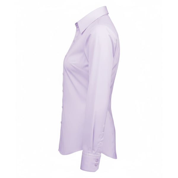 Premier Womens/Ladies Poplin Long-Sleeved Blouse