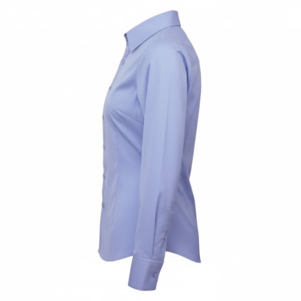 Premier Womens/Ladies Poplin Long-Sleeved Blouse