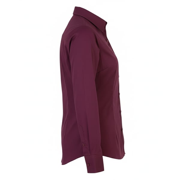 Premier Womens/Ladies Poplin Long-Sleeved Blouse