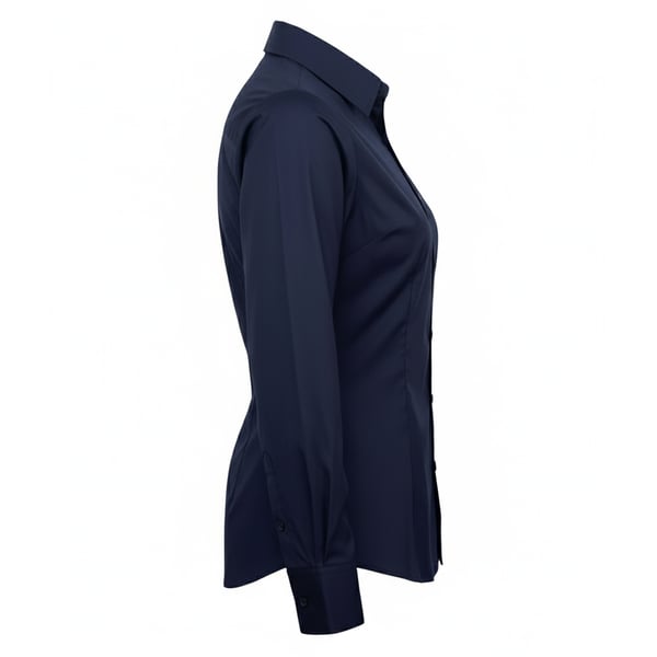 Premier Womens/Ladies Poplin Long-Sleeved Blouse